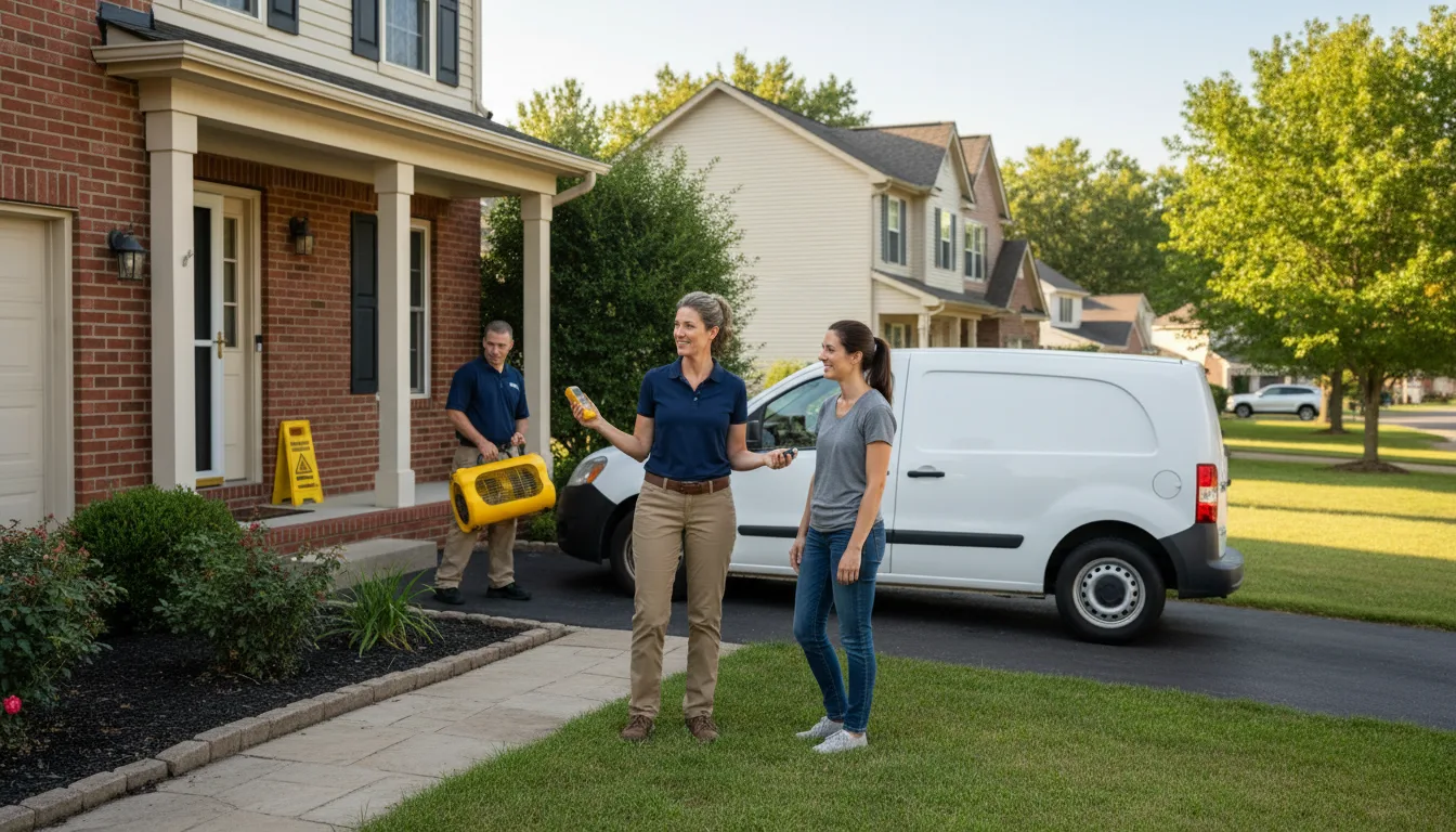 Water restoration image for Mildew Remediation in Orient, OH
